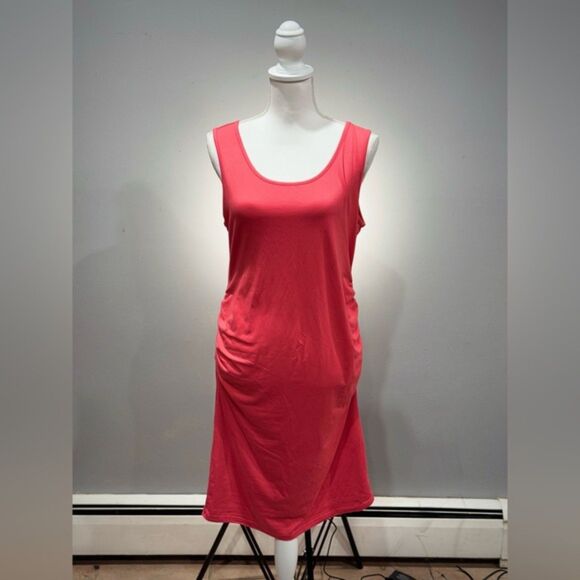 Pink Unbranded Maternity Tank Dress Size L EUC - Picture 1 of 5